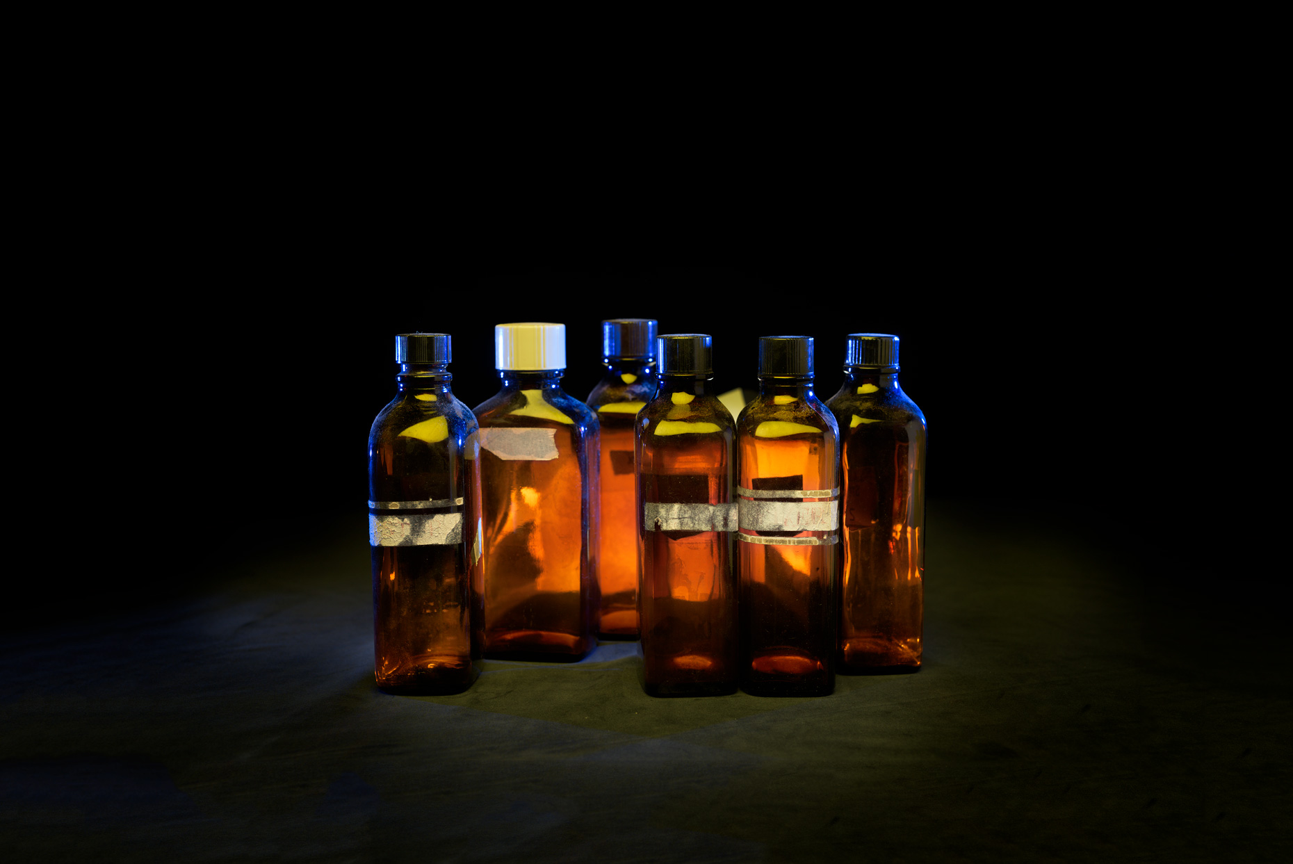Darkroom - Developing Chemical Bottles