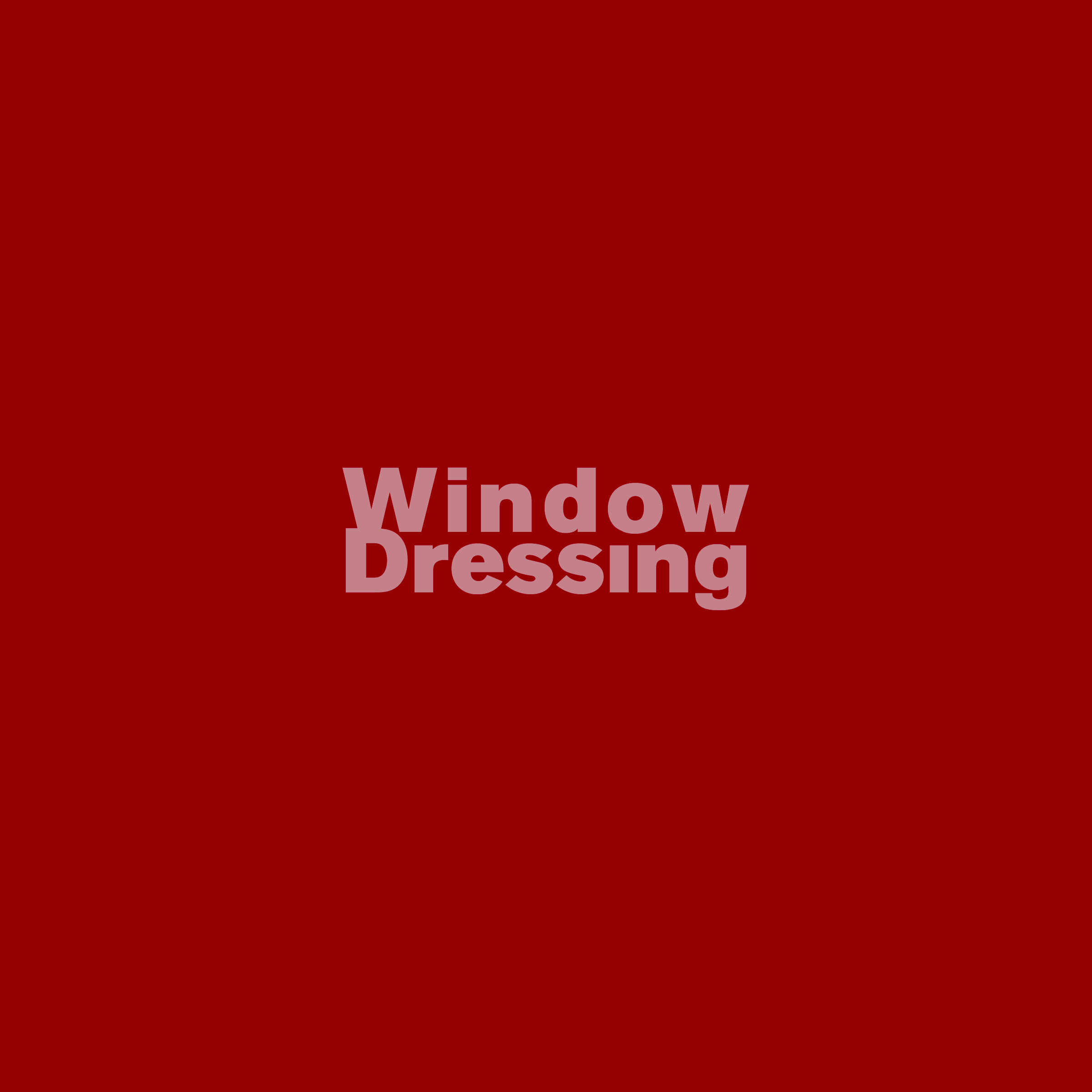 Window Dressing Title Card
